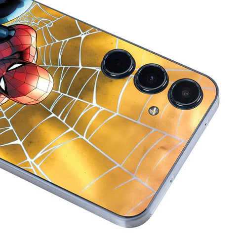 Marvel Spiderman Web Shooting Galaxy A55 5G Skin